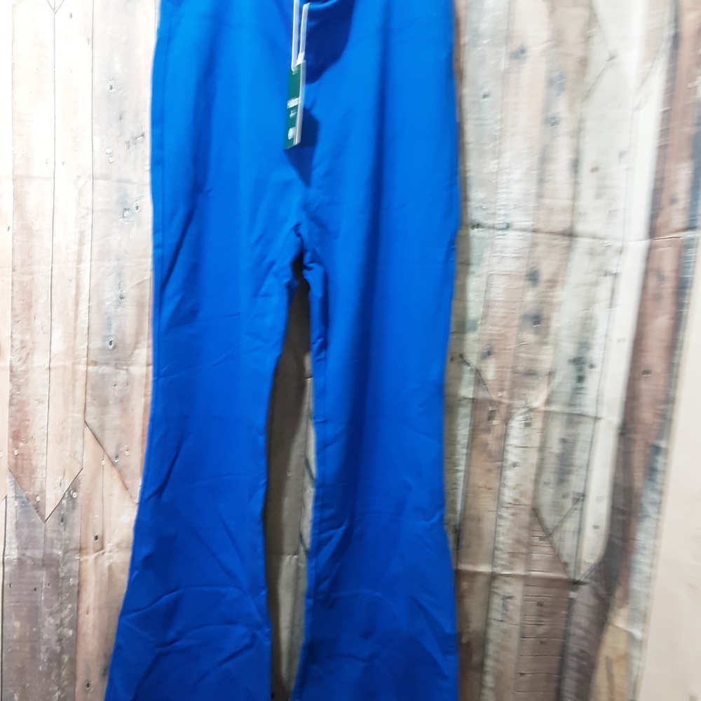 Vibrant Blue Flared Pants